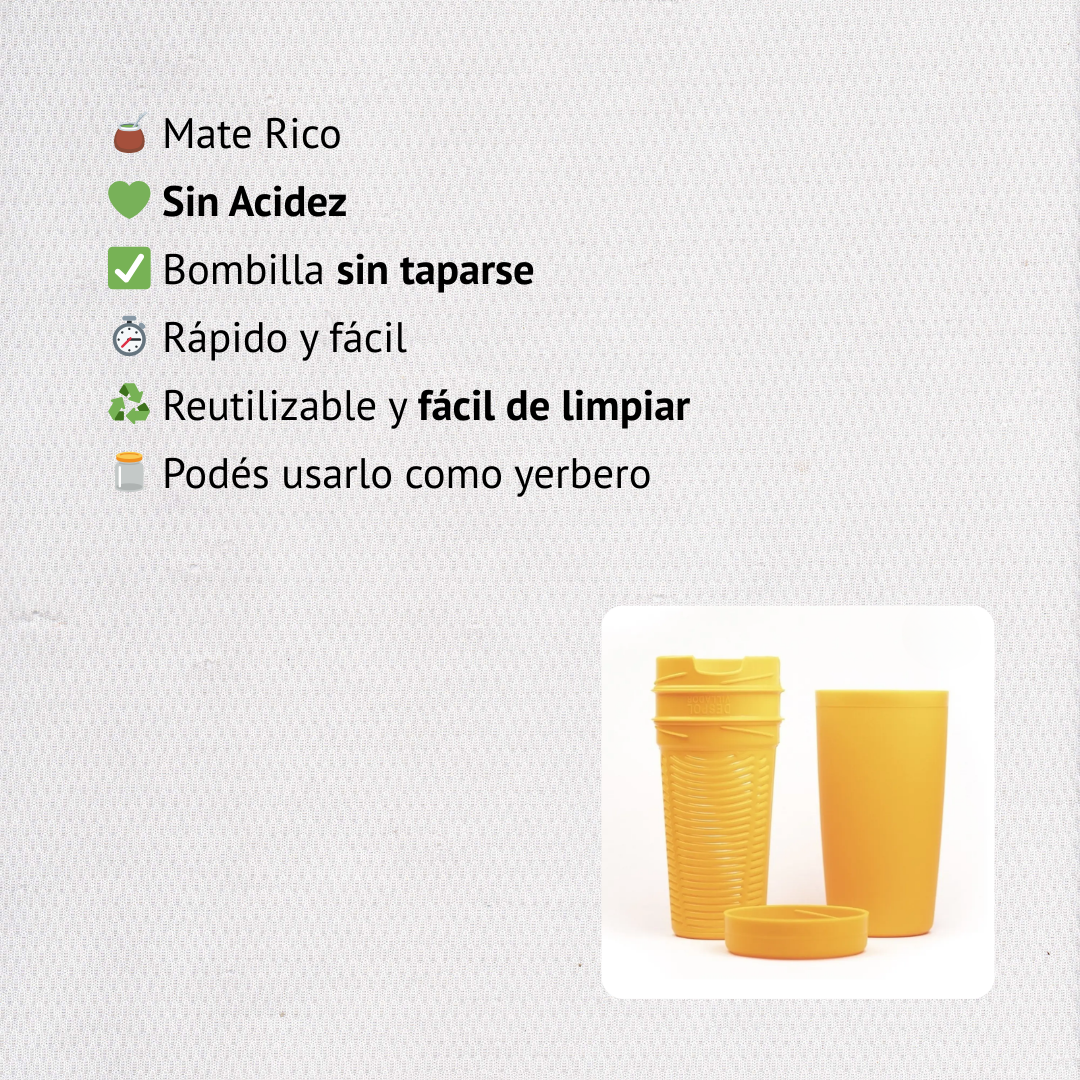 Despolvillador de Yerba – Mate Suave, Rico y Sin Acidez